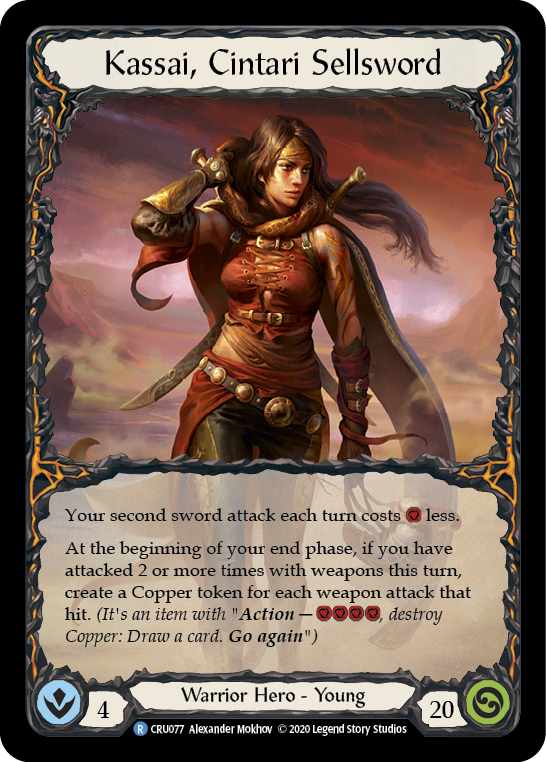 Kassai, Cintari Sellsword [CRU077] 1st Edition Normal | Good Games North