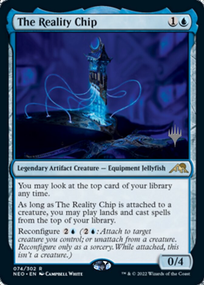 The Reality Chip (Promo Pack) [Kamigawa: Neon Dynasty Promos] | Good Games North