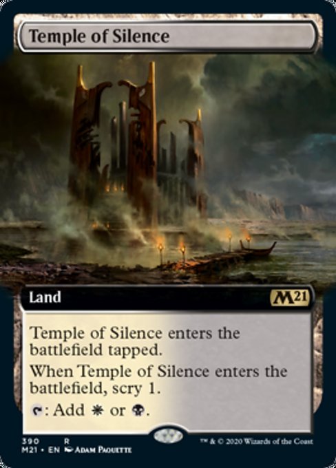 Temple of Silence (Extended Art) [Core Set 2021] | Good Games North