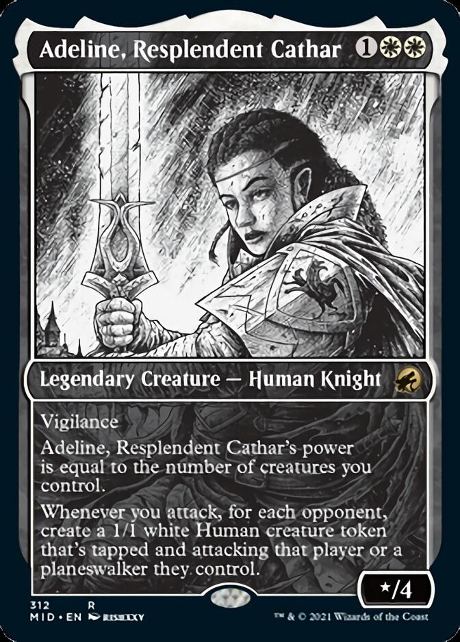 Adeline, Resplendent Cathar (Showcase Eternal Night) [Innistrad: Midnight Hunt] | Good Games North