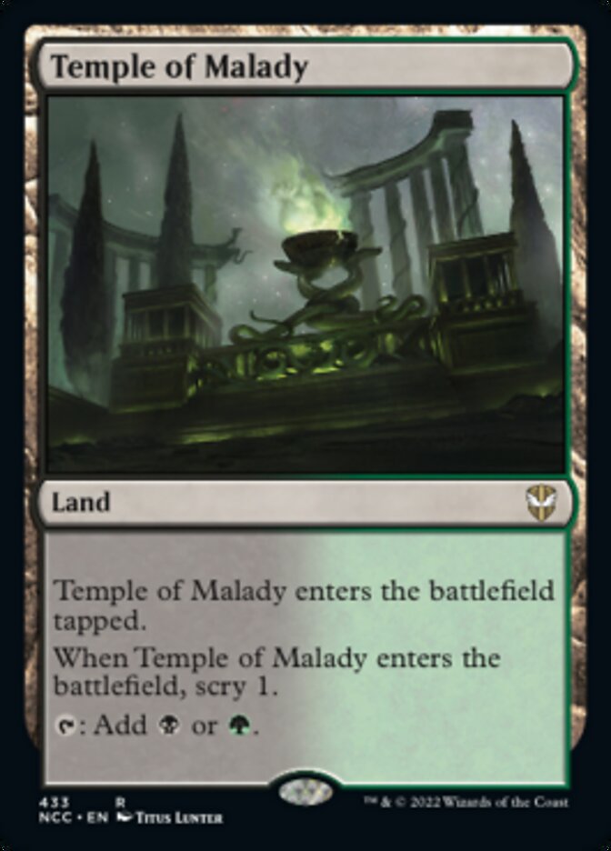 Temple of Malady [Streets of New Capenna Commander] | Good Games North