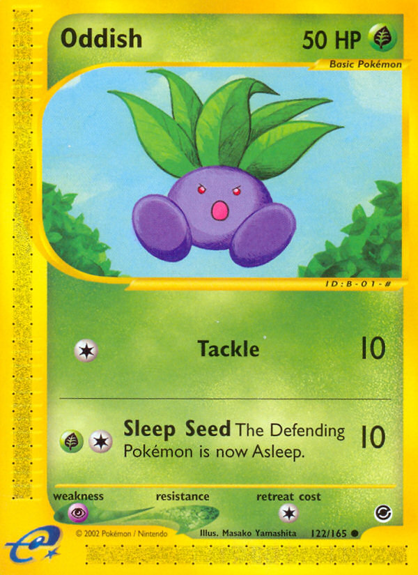 Oddish (122/165) [Expedition: Base Set] | Good Games North