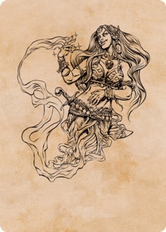 Djinni Windseer (Showcase) Art Card [Dungeons & Dragons: Adventures in the Forgotten Realms Art Series] | Good Games North