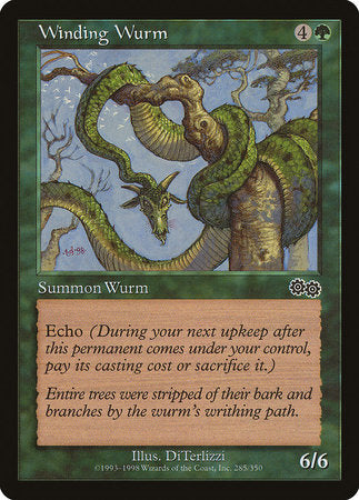 Winding Wurm [Urza's Saga] | Good Games North