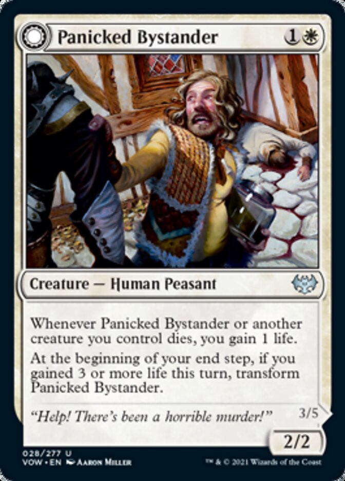 Panicked Bystander // Cackling Culprit [Innistrad: Crimson Vow] | Good Games North
