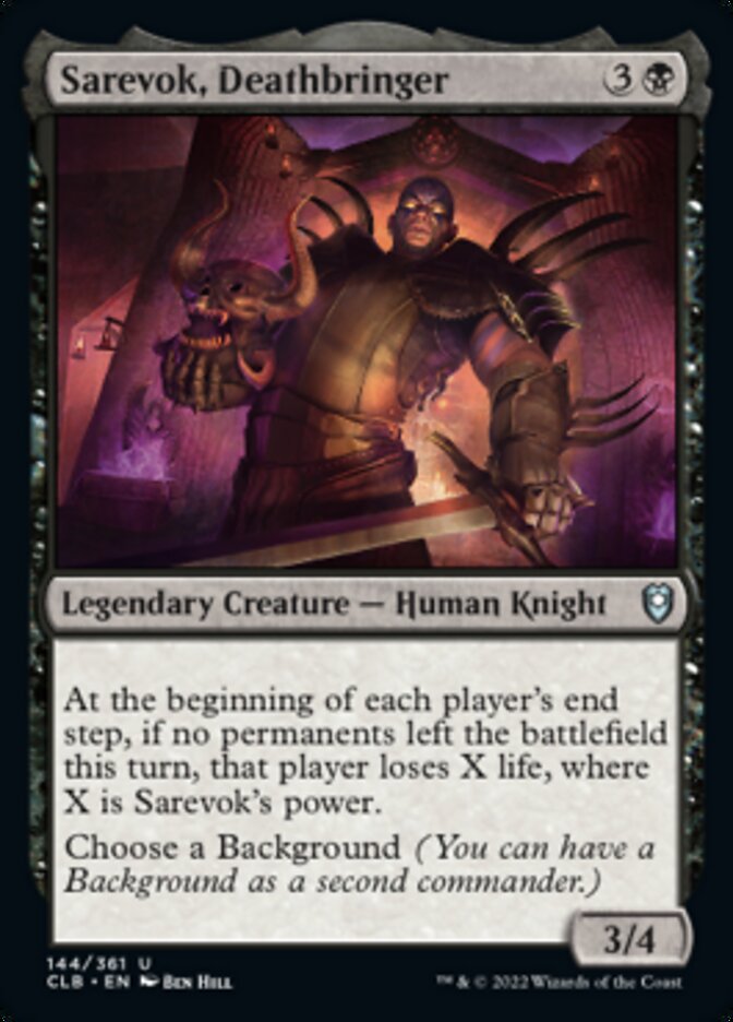 Sarevok, Deathbringer [Commander Legends: Battle for Baldur's Gate] | Good Games North