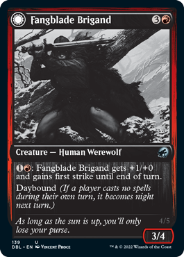 Fangblade Brigand // Fangblade Eviscerator [Innistrad: Double Feature] | Good Games North