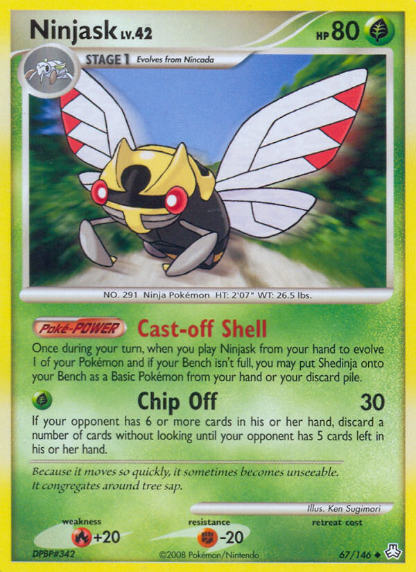 Ninjask (67/146) [Diamond & Pearl: Legends Awakened] | Good Games North