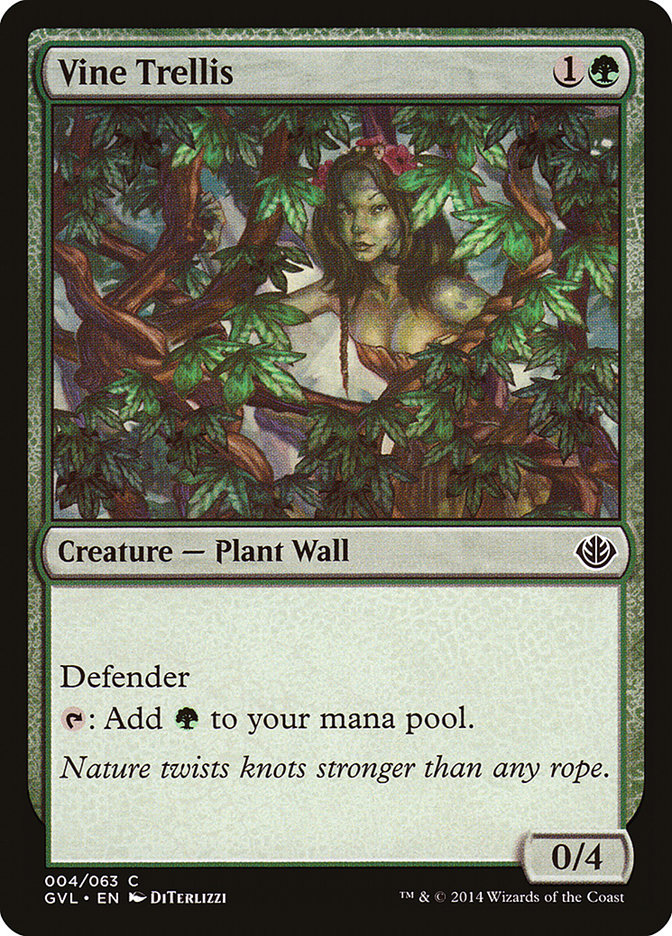 Vine Trellis (Garruk vs. Liliana) [Duel Decks Anthology] | Good Games North