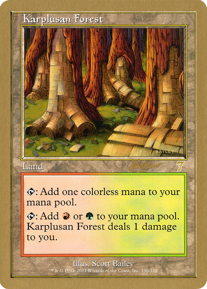 Karplusan Forest (Sim Han How) [World Championship Decks 2002] | Good Games North