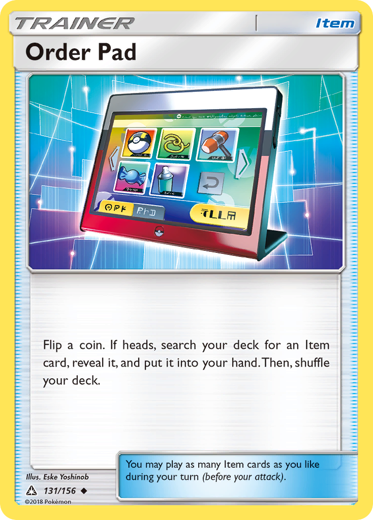 Order Pad (131/156) [Sun & Moon: Ultra Prism] | Good Games North
