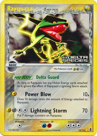 Rayquaza (13/113) (Delta Species) (Stamped) [EX: Delta Species] | Good Games North