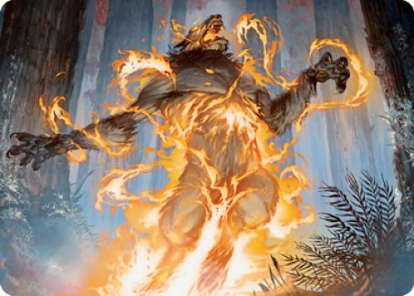 Burn the Accursed Art Card [Innistrad: Midnight Hunt Art Series] | Good Games North