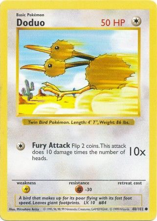 Doduo (48/102) [Base Set Shadowless Unlimited] | Good Games North