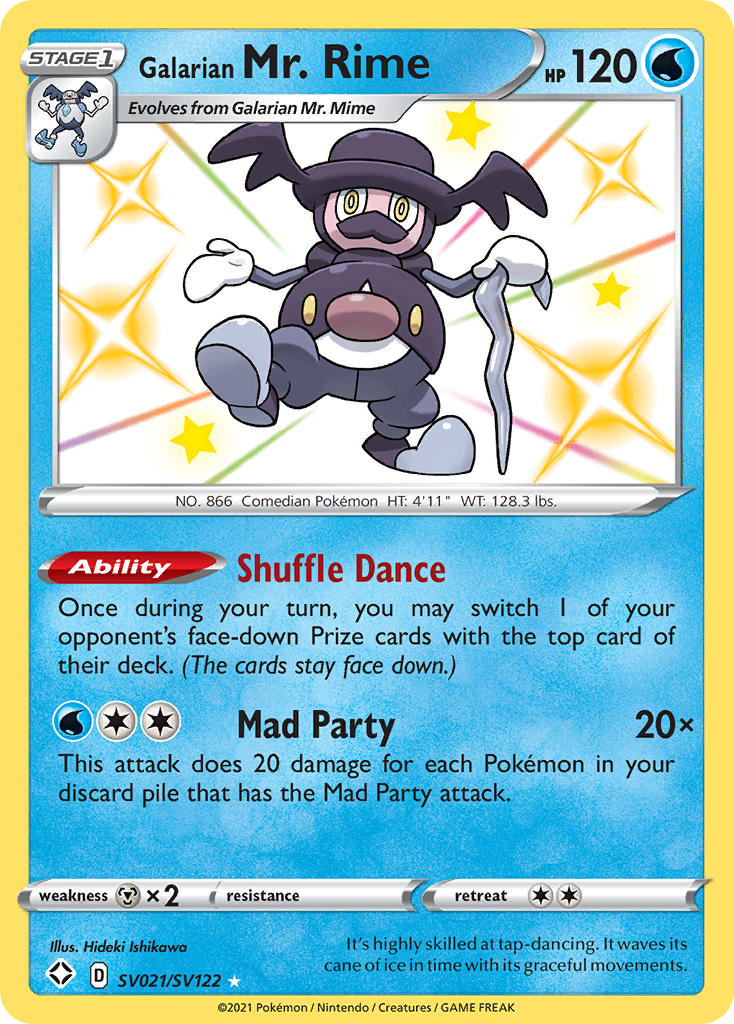 Galarian Mr. Rime (SV021/SV122) [Sword & Shield: Shining Fates] | Good Games North