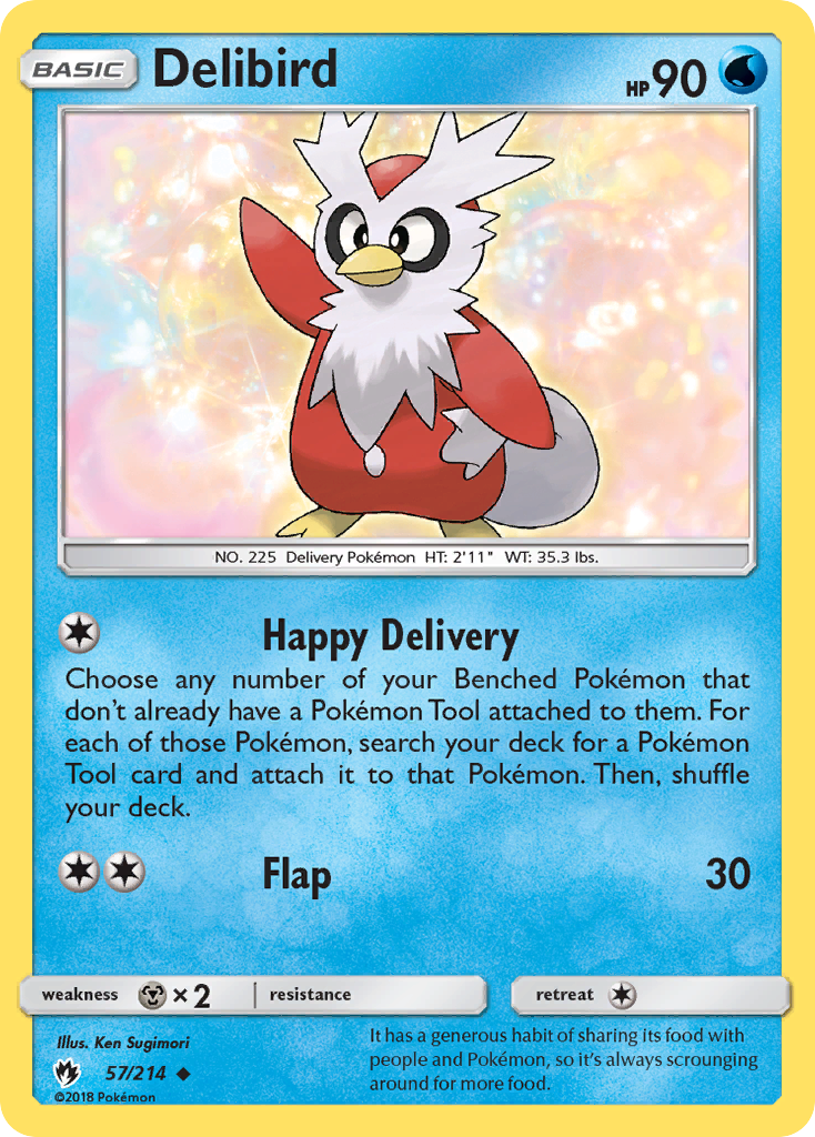 Delibird (57/214) [Sun & Moon: Lost Thunder] | Good Games North