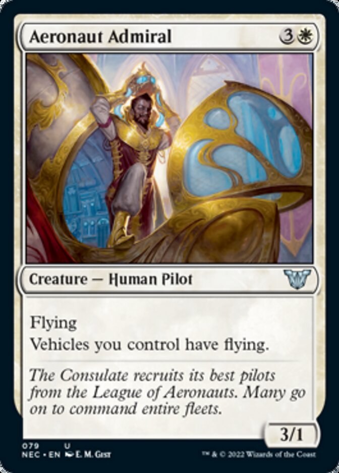 Aeronaut Admiral [Kamigawa: Neon Dynasty Commander] | Good Games North