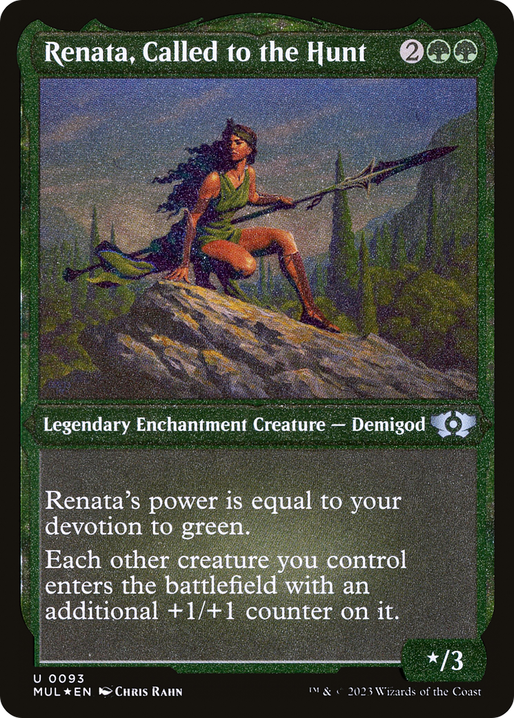 Renata, Called to the Hunt (Foil Etched) [Multiverse Legends] | Good Games North