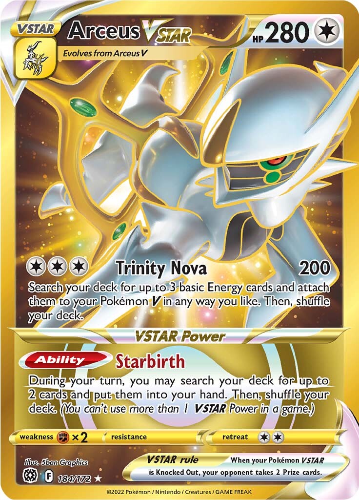 Arceus VSTAR (184/172) [Sword & Shield: Brilliant Stars] | Good Games North