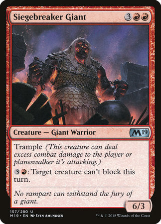 Siegebreaker Giant [Core Set 2019] | Good Games North