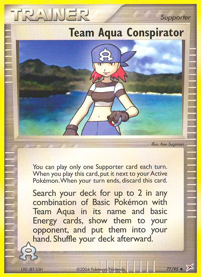 Team Aqua Conspirator (77/95) [EX: Team Magma vs Team Aqua] | Good Games North