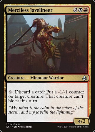 Merciless Javelineer [Amonkhet] | Good Games North