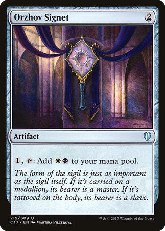 Orzhov Signet [Commander 2017] | Good Games North