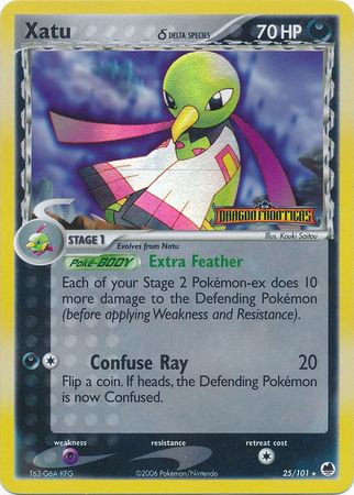 Xatu (25/101) (Delta Species) (Stamped) [EX: Dragon Frontiers] | Good Games North
