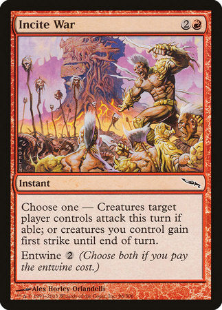Incite War [Mirrodin] | Good Games North