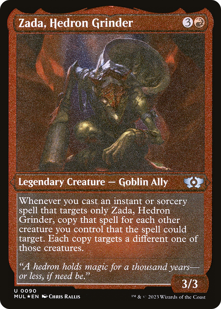 Zada, Hedron Grinder (Foil Etched) [Multiverse Legends] | Good Games North