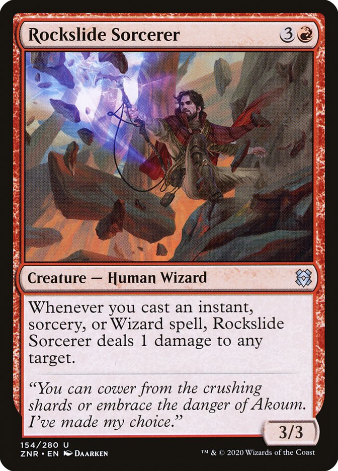 Rockslide Sorcerer [Zendikar Rising] | Good Games North