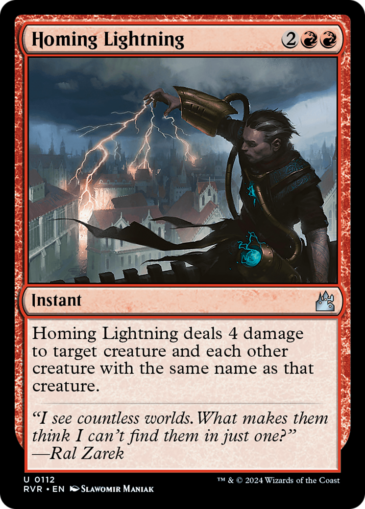 Homing Lightning [Ravnica Remastered] | Good Games North