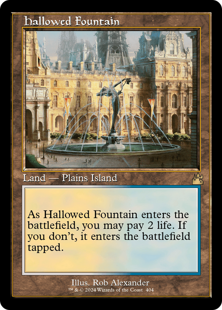 Hallowed Fountain (Retro) [Ravnica Remastered] | Good Games North