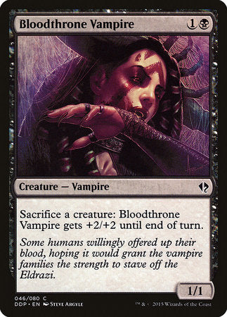 Bloodthrone Vampire [Duel Decks: Zendikar vs. Eldrazi] | Good Games North