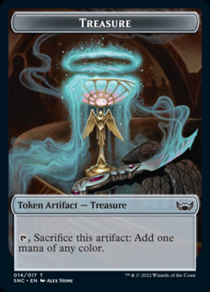 Treasure Token (014) [Streets of New Capenna Tokens] | Good Games North
