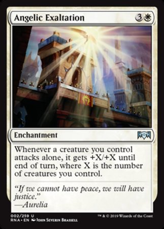 Angelic Exaltation [Ravnica Allegiance] | Good Games North