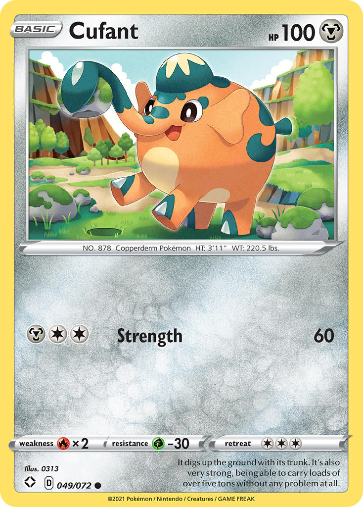 Cufant (049/072) [Sword & Shield: Shining Fates] | Good Games North