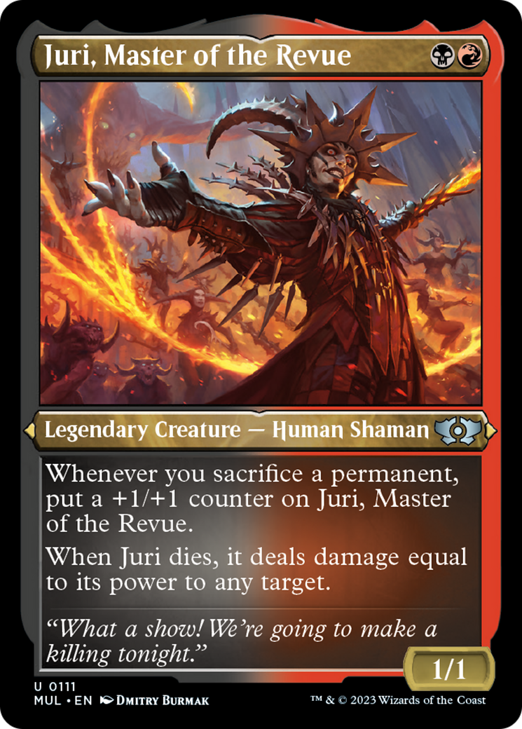 Juri, Master of the Revue (Foil Etched) [Multiverse Legends] | Good Games North
