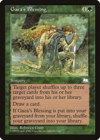 Gaea's Blessing [Weatherlight] | Good Games North