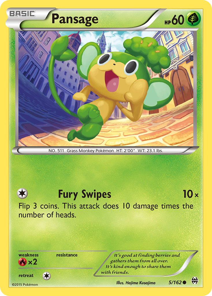 Pansage (5/162) [XY: BREAKthrough] | Good Games North