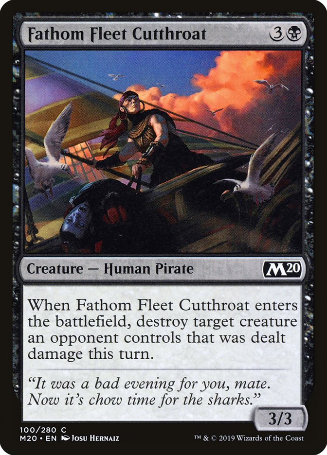 Fathom Fleet Cutthroat [Core Set 2020] | Good Games North