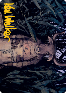 Fleshtaker Art Card (Gold-Stamped Signature) [Innistrad: Midnight Hunt Art Series] | Good Games North