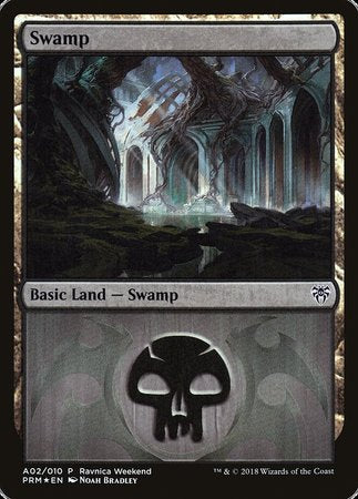 Swamp - Dimir (A02) [GRN Ravnica Weekend] | Good Games North