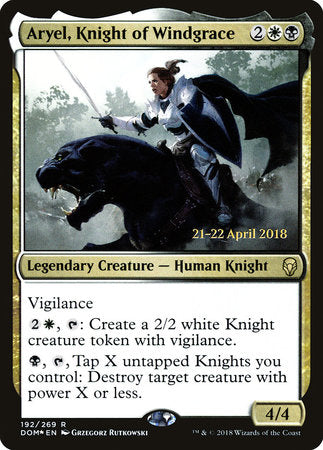 Aryel, Knight of Windgrace [Dominaria Promos] | Good Games North