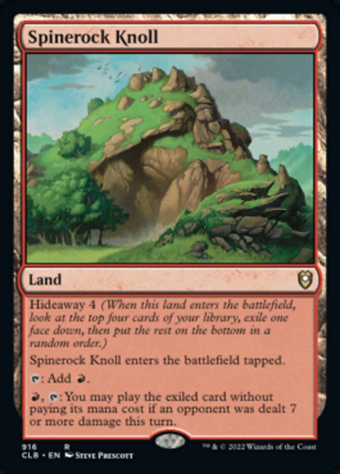 Spinerock Knoll [Commander Legends: Battle for Baldur's Gate] | Good Games North