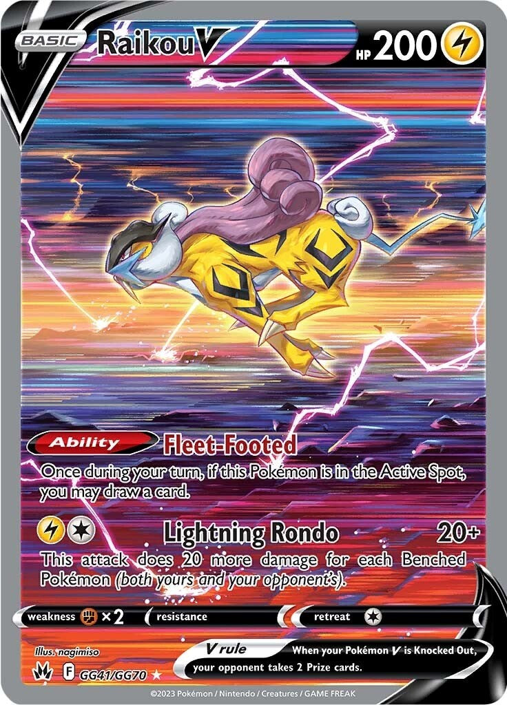 Raikou V (GG41/GG70) [Sword & Shield: Crown Zenith] | Good Games North
