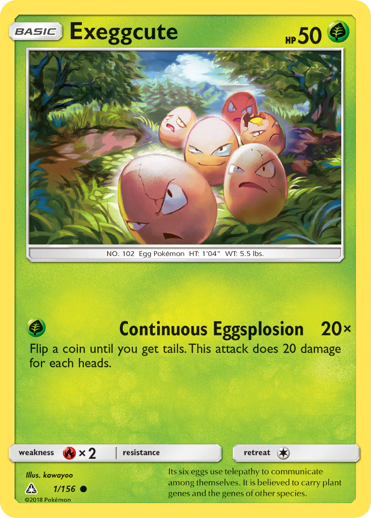 Exeggcute (1/156) [Sun & Moon: Ultra Prism] | Good Games North