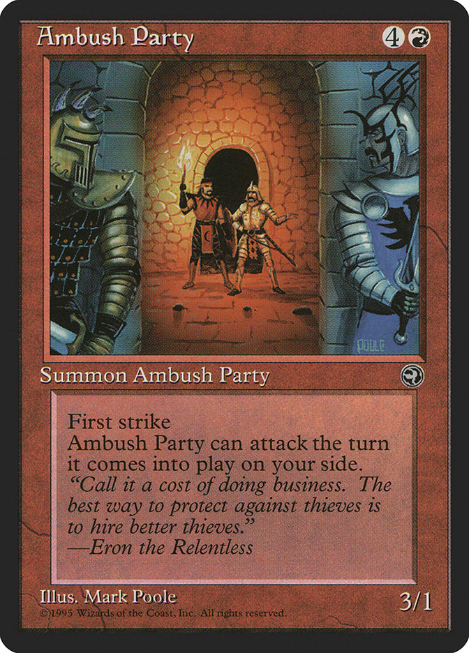 Ambush Party (Eron Flavor Text) [Homelands] | Good Games North