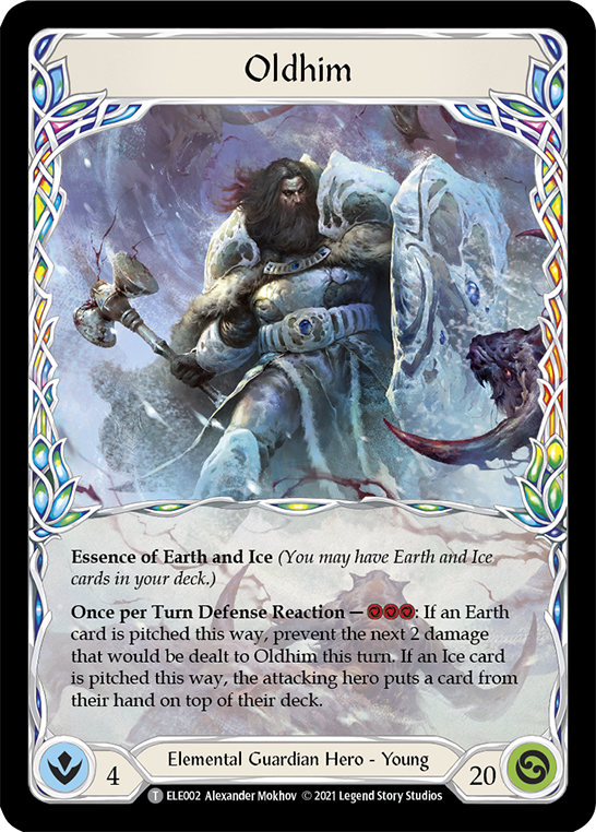Oldhim // Frostbite [ELE111] (Tales of Aria)  1st Edition Normal | Good Games North
