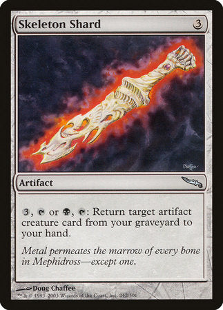 Skeleton Shard [Mirrodin] | Good Games North
